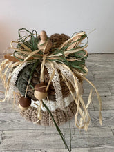 Load image into Gallery viewer, Crotchet Stackable Pumpkin with Acron Accent