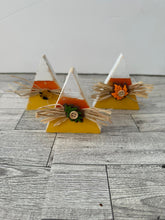 Load image into Gallery viewer, Wooden Candy Corn-Set of 3
