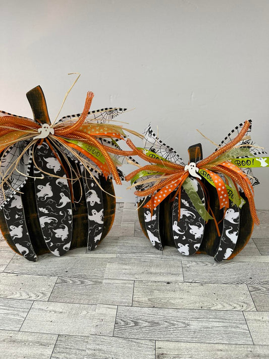 Halloween Layered Wood  Pumpkin set -Pumpkin Decor-