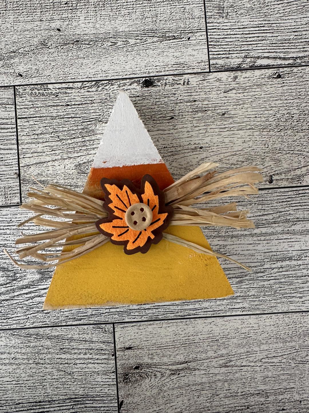 Wooden Candy Corn-Set of 3