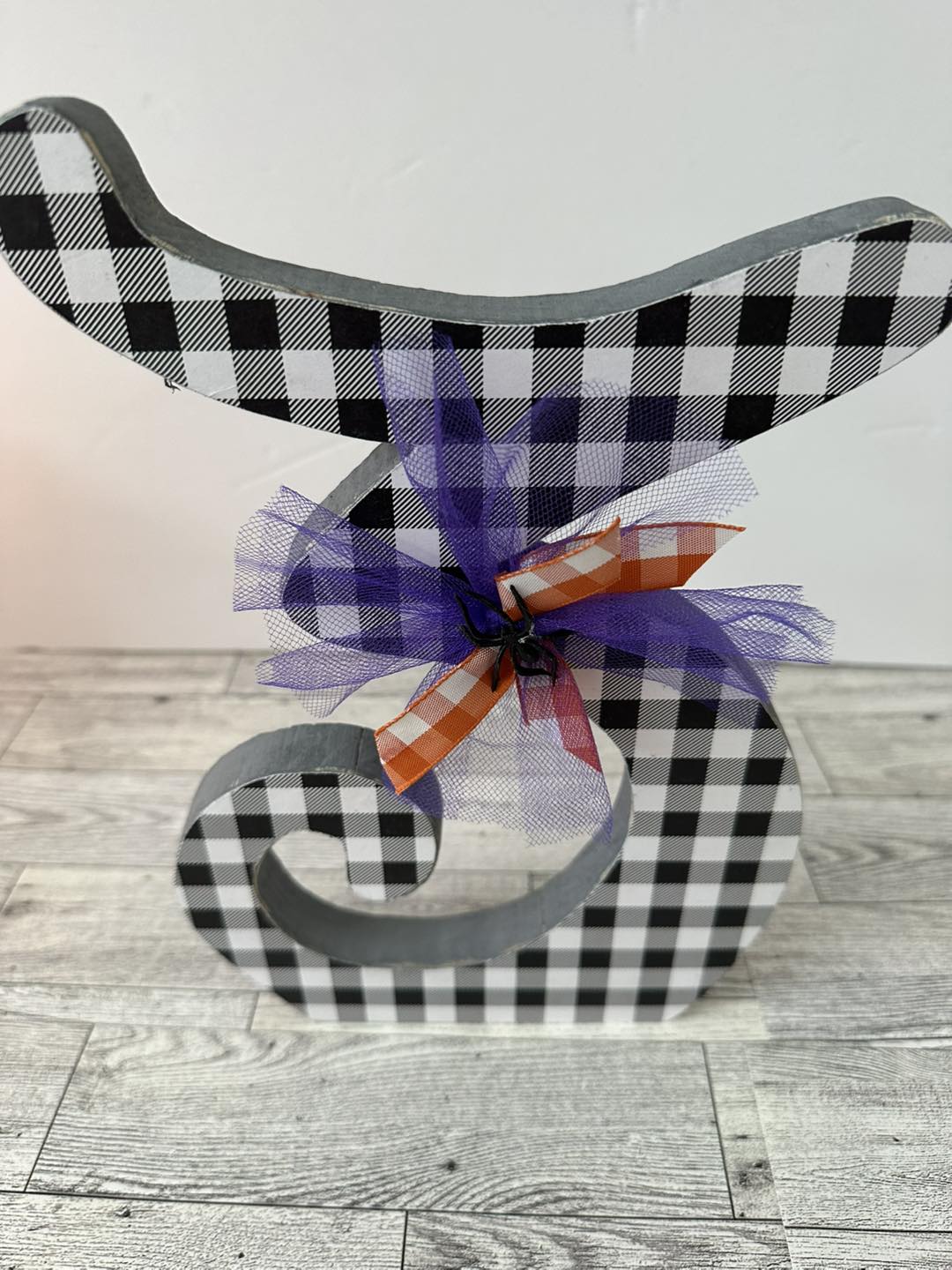 October 31st Witches Broom Wood Cut out Set Hand Drawn Spooky Season  Halloween