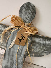 Load image into Gallery viewer, Rustic Angel Wood Sign Angel Wings Rustic Farmhouse Decor Fall
