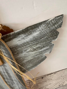 Rustic Angel Wood Sign Angel Wings Rustic Farmhouse Decor Fall