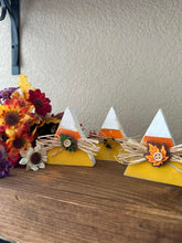 Load image into Gallery viewer, Wooden Candy Corn-Set of 3
