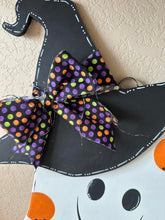 Load image into Gallery viewer, Witches hat Ghost Door hanger-Halloween Door Hanger-For the home
