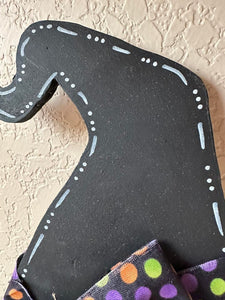 Witches hat Ghost Door hanger-Halloween Door Hanger-For the home