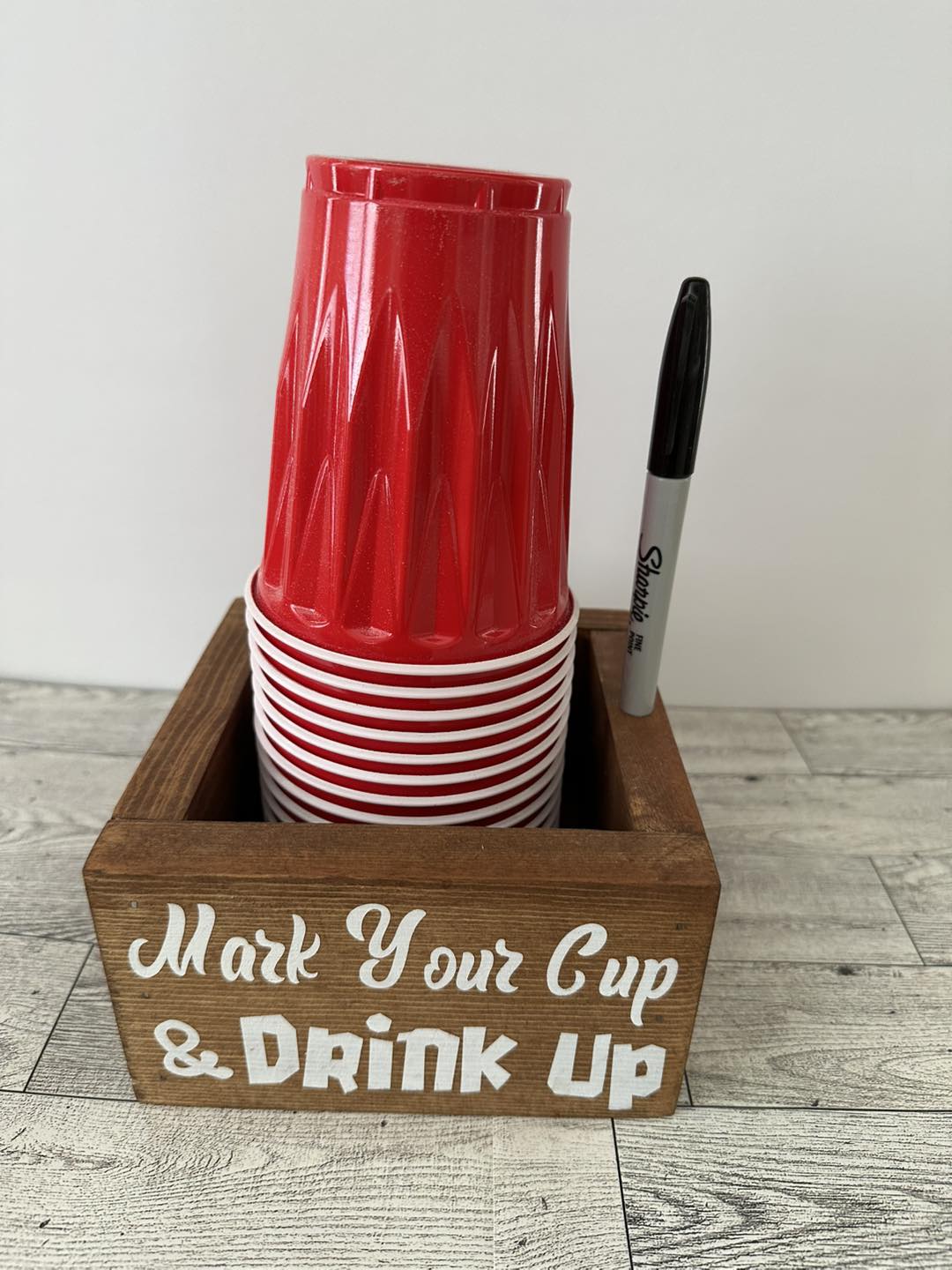 Mark your cup cup holder