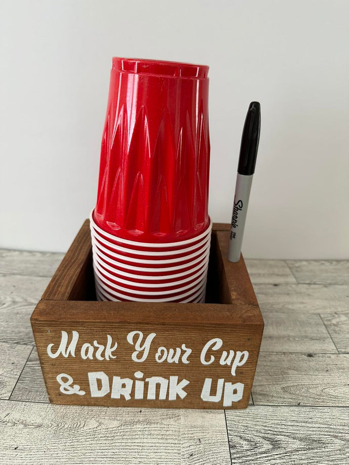 Mark your cup cup holder