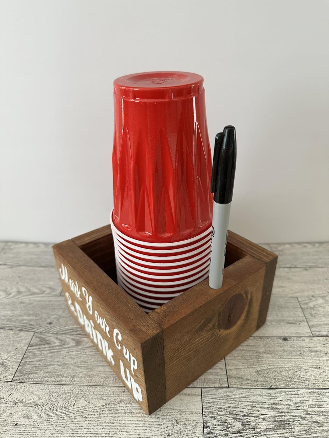 Mark your cup cup holder