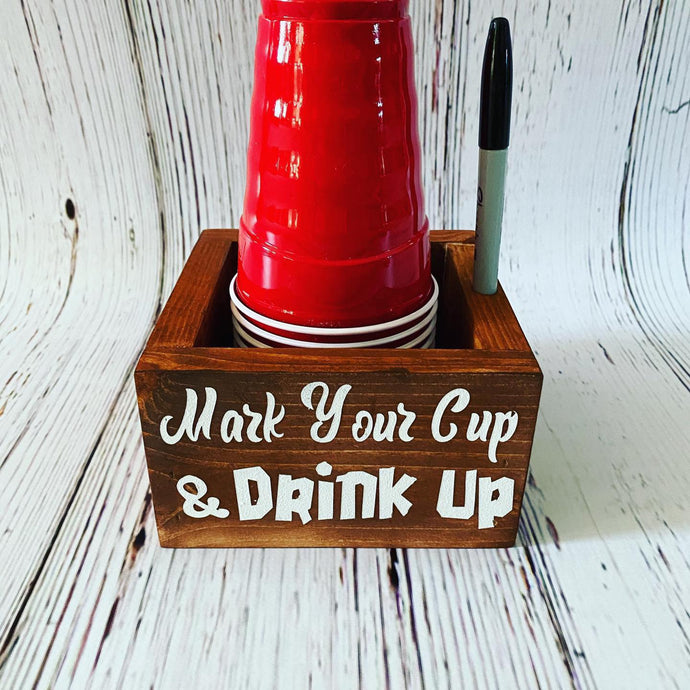 Mark your cup and Drink up holder